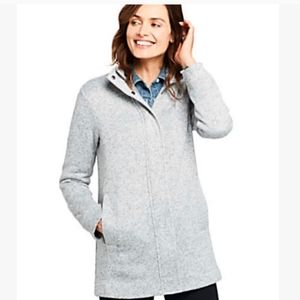 Lands End Sweater Fleece coat